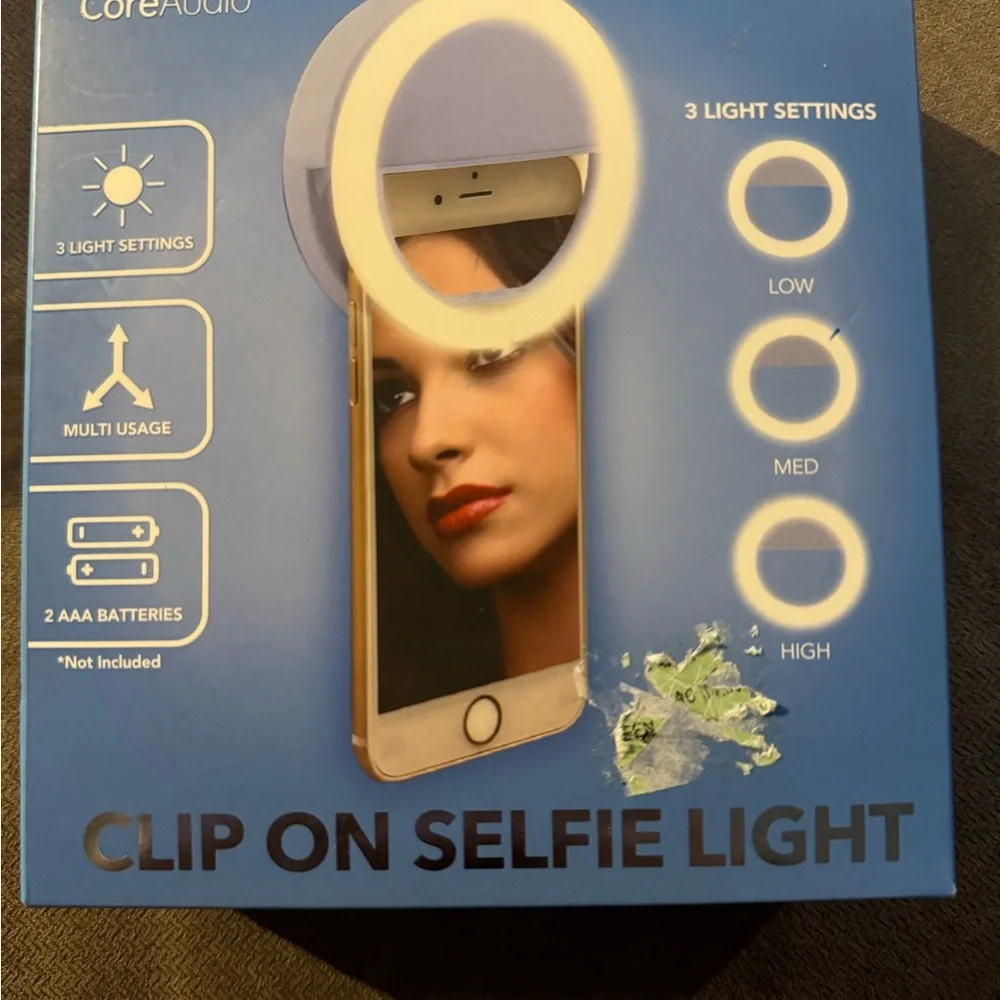 COPY - CoreAudio Clip On Selfie Light